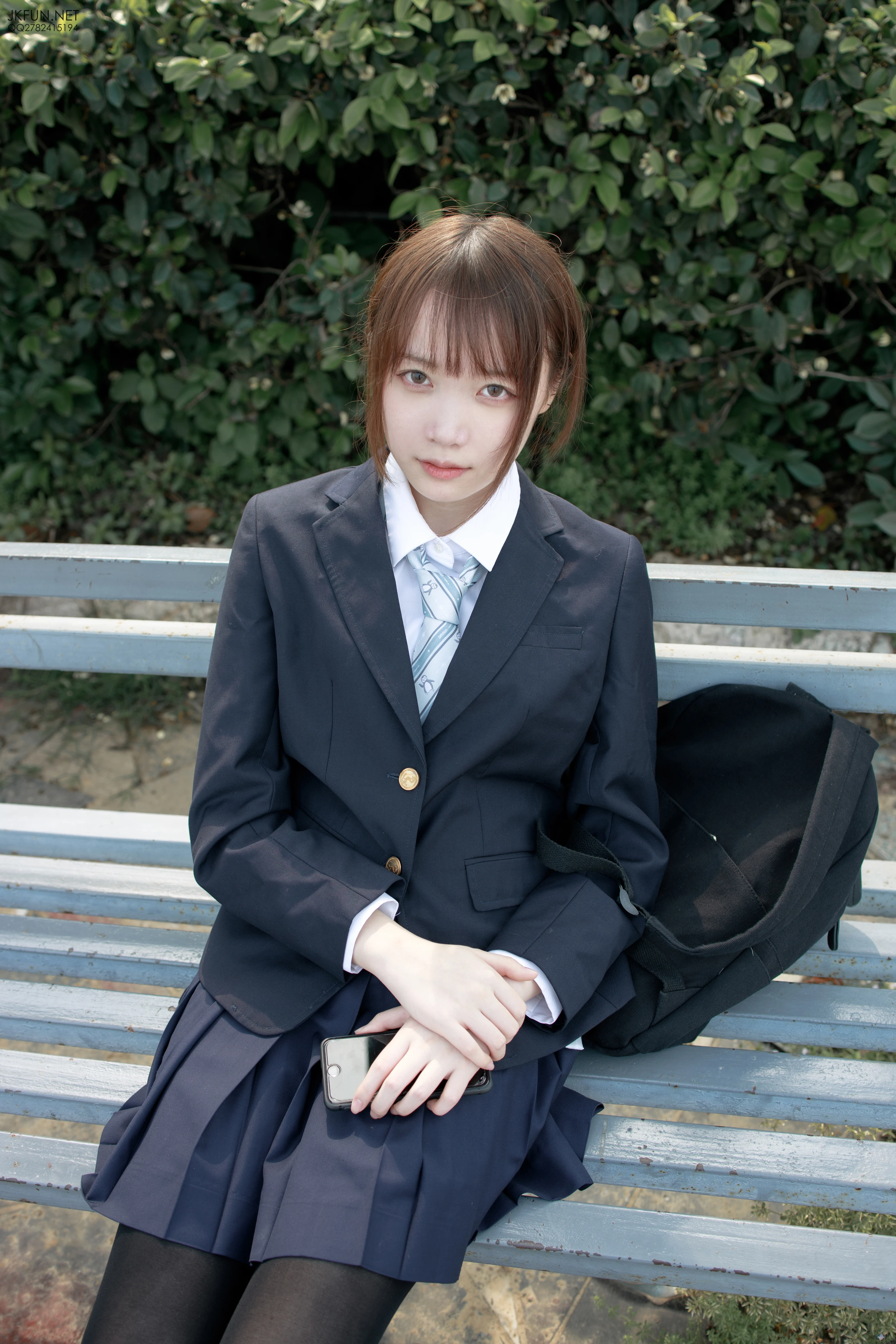森萝财团 [JKFUN-006] Aika 日系黑丝 [140P 1V]插图9